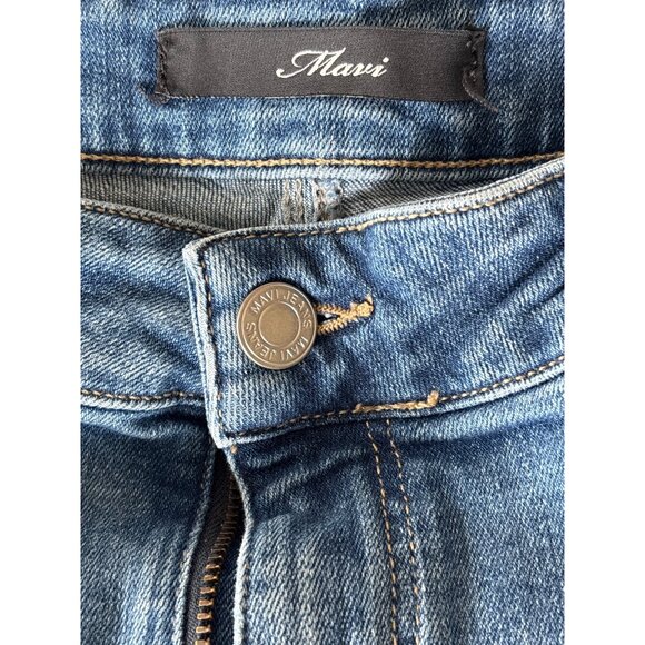 Mavi Womens‎ Pixie Denim Jean Shorts Stretch Cuffed Hem Size 30 Mid Wash - Picture 5 of 9
